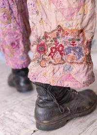 Magnolia Pearl Quiltwork Emb Overalls