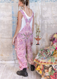Magnolia Pearl Quiltwork Emb Overalls