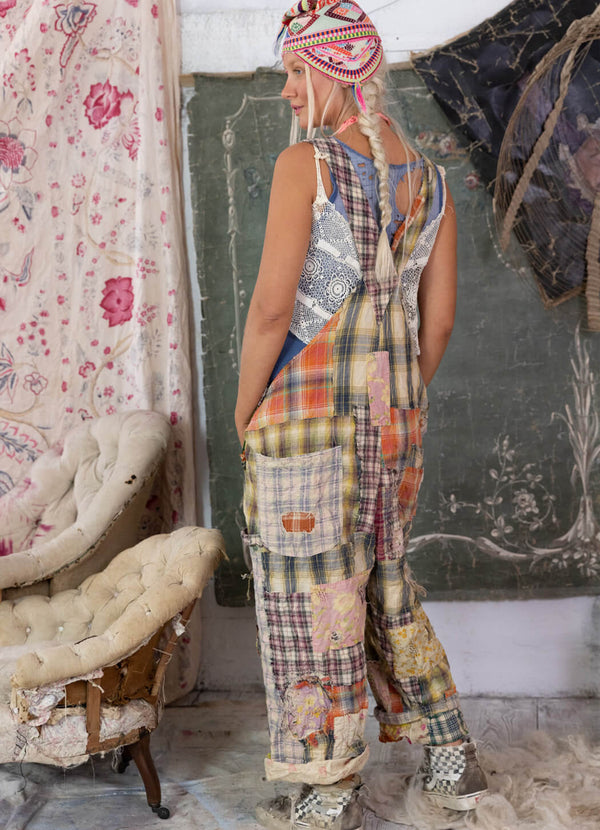 Magnolia Pearl YD Patchwork Love Overalls