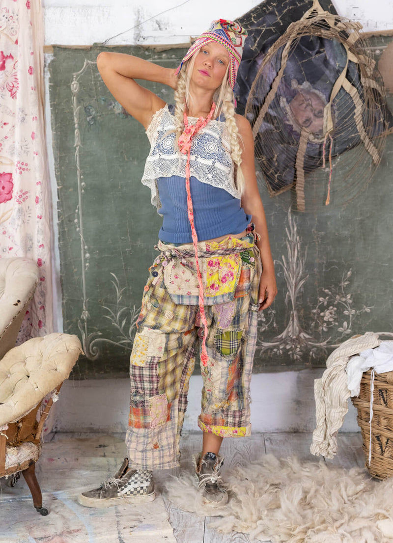 Magnolia Pearl YD Patchwork Love Overalls