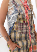 Magnolia Pearl YD Patchwork Love Overalls
