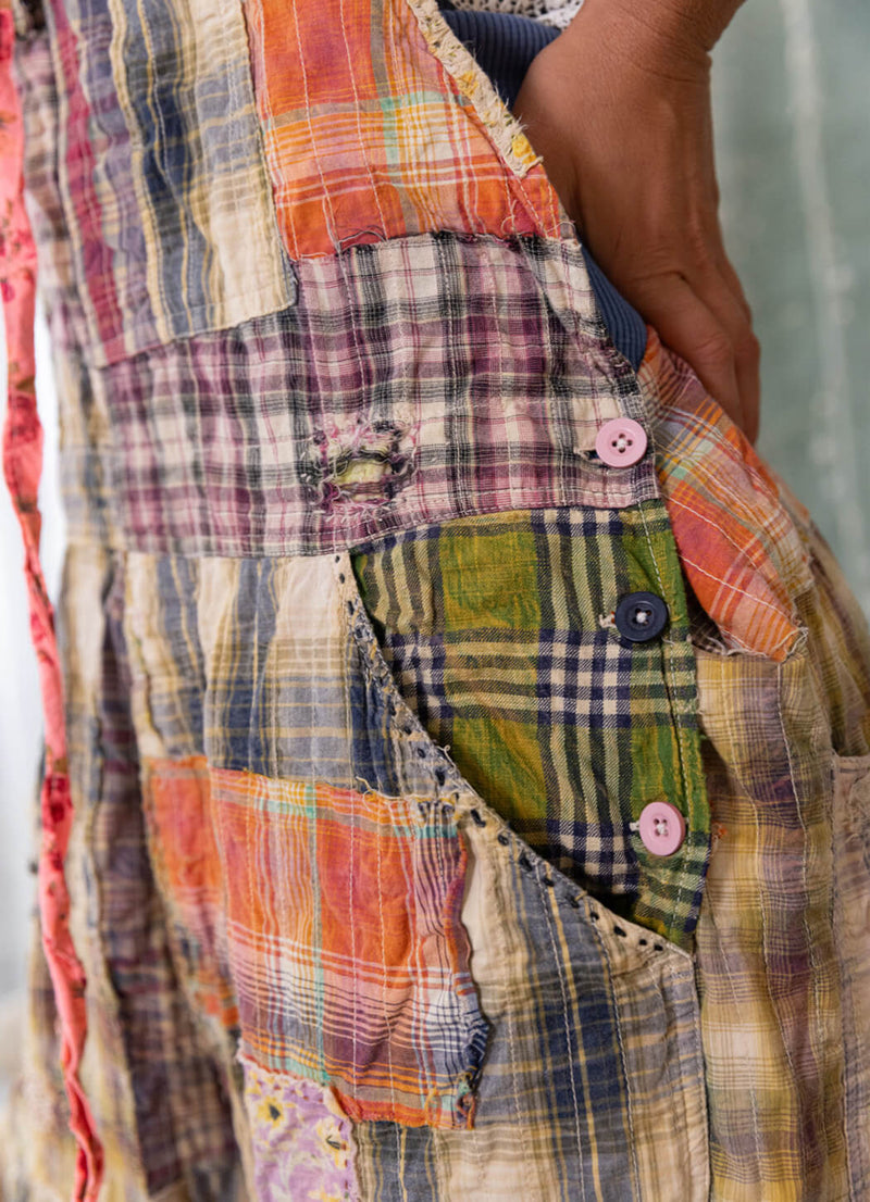 Magnolia Pearl YD Patchwork Love Overalls