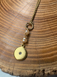Belle Via Jewelry Swarovski Lariat Necklace