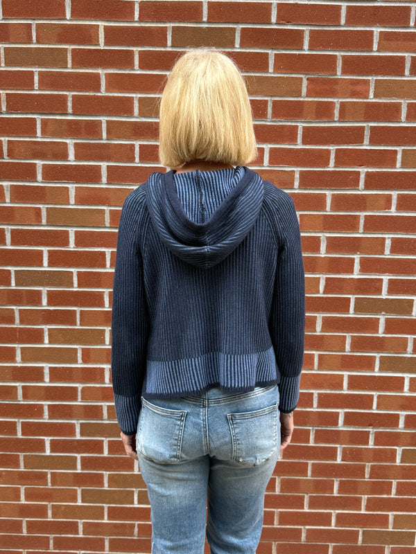 J. Society Plaited Hoodie Sweater