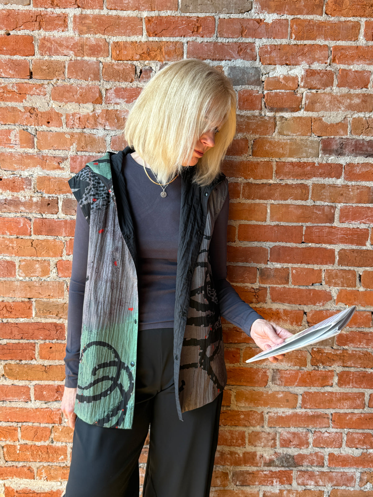 3 Potato Reversible Hooded Vest