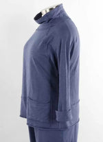 Escape Cotton Slub Roll Neck Pocket Pullover