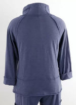 Escape Cotton Slub Roll Neck Pocket Pullover
