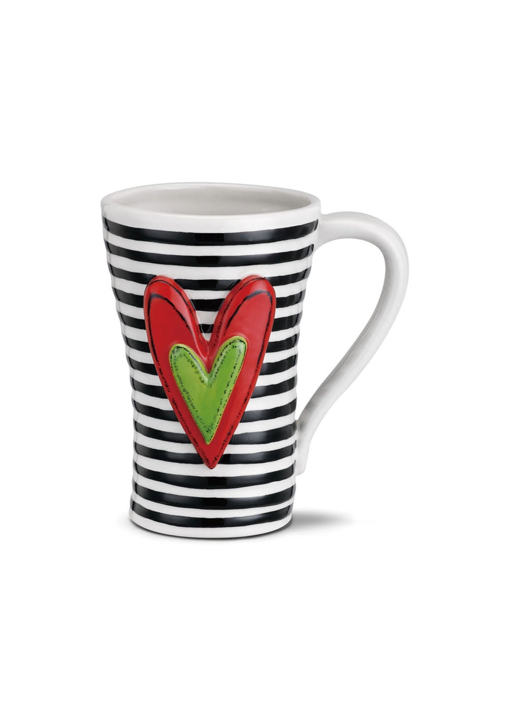 Demdaco Black Stripes Mug