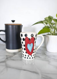 Demdaco Black Dots Mug