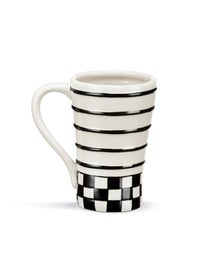 Demdaco Checker Red Heart Mug
