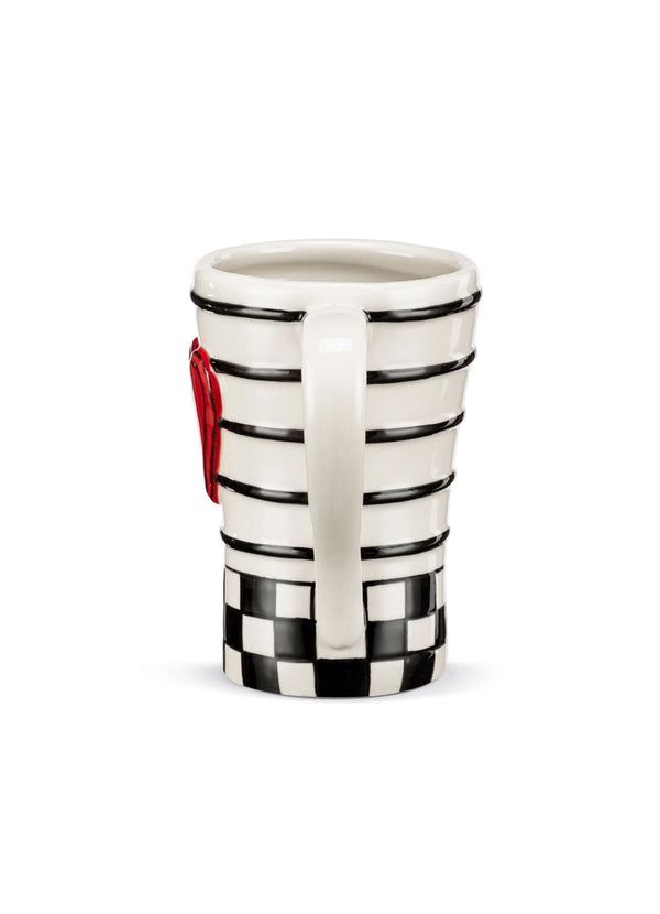 Demdaco Checker Red Heart Mug