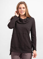 Escape Cotton Slub Cowl Neck Tunic