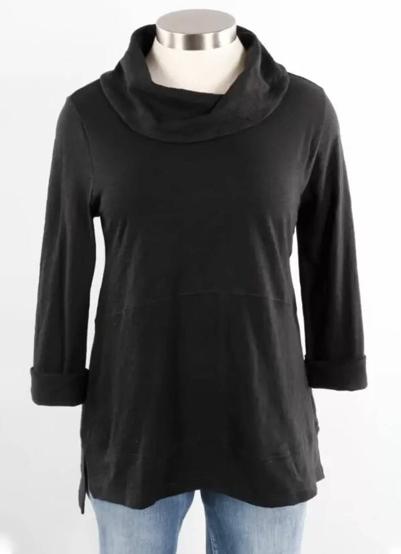 Escape Cotton Slub Cowl Neck Tunic