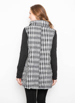 Liv Scrunched Perfect Sculpt Mixed Media Tunic