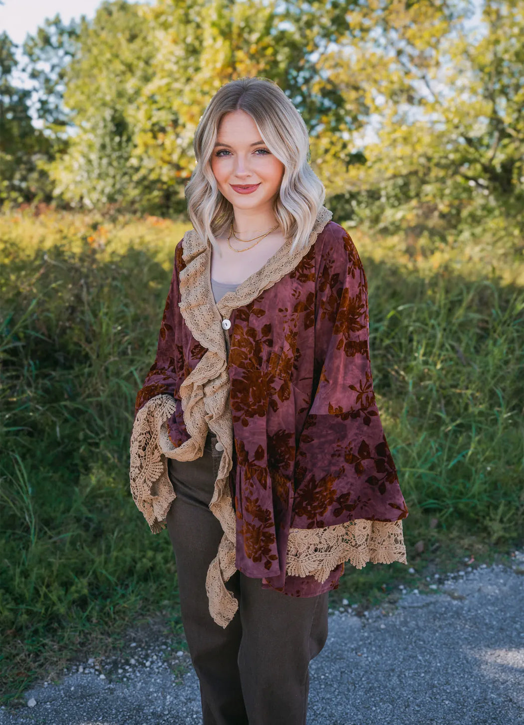 Jaded Gypsy Crushed Petals Jacket