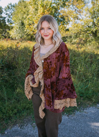 Jaded Gypsy Crushed Petals Jacket