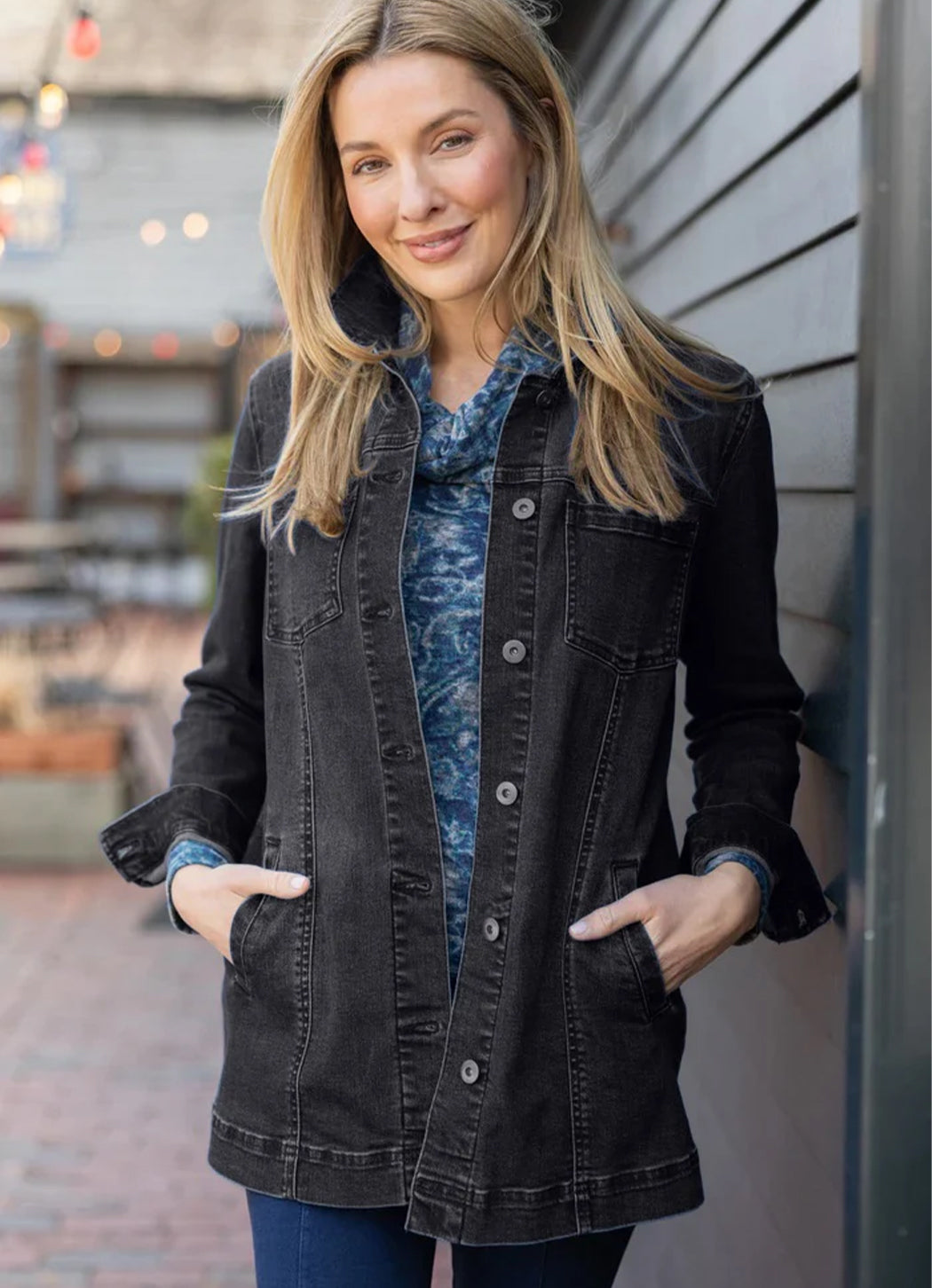 Habitat Longline Stretch Denim Jacket