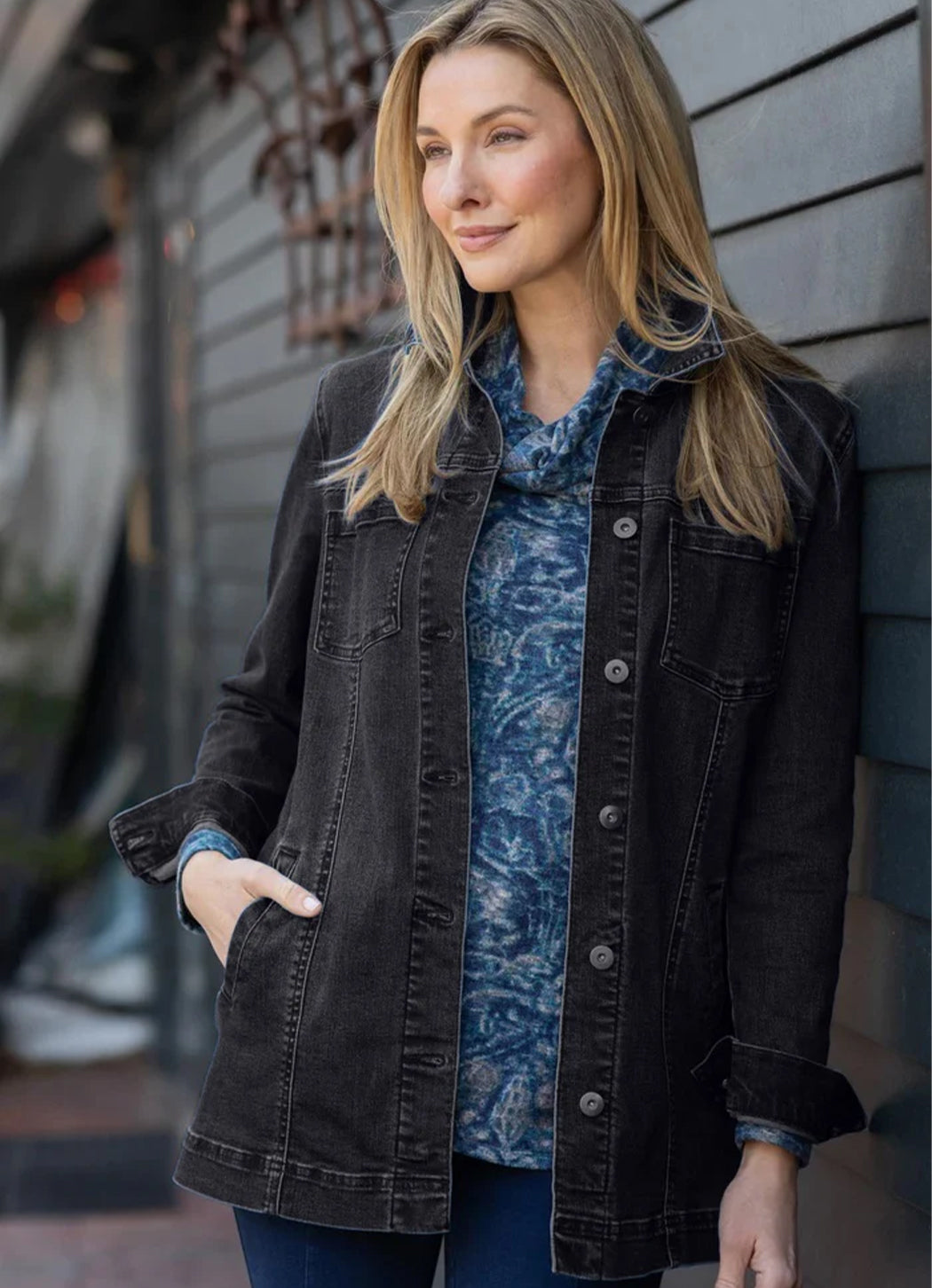 Habitat Longline Stretch Denim Jacket