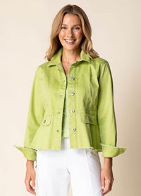 Habitat Stretch Denim Peplum Jacket