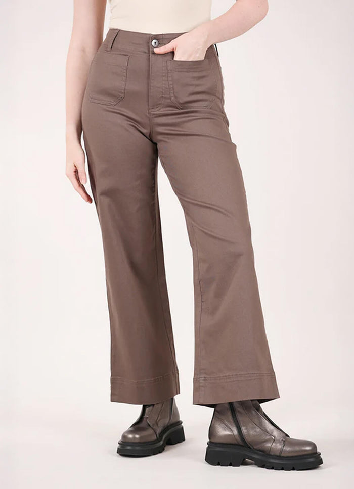 Habitat Stretch Denim Wide Leg Ankle Jean