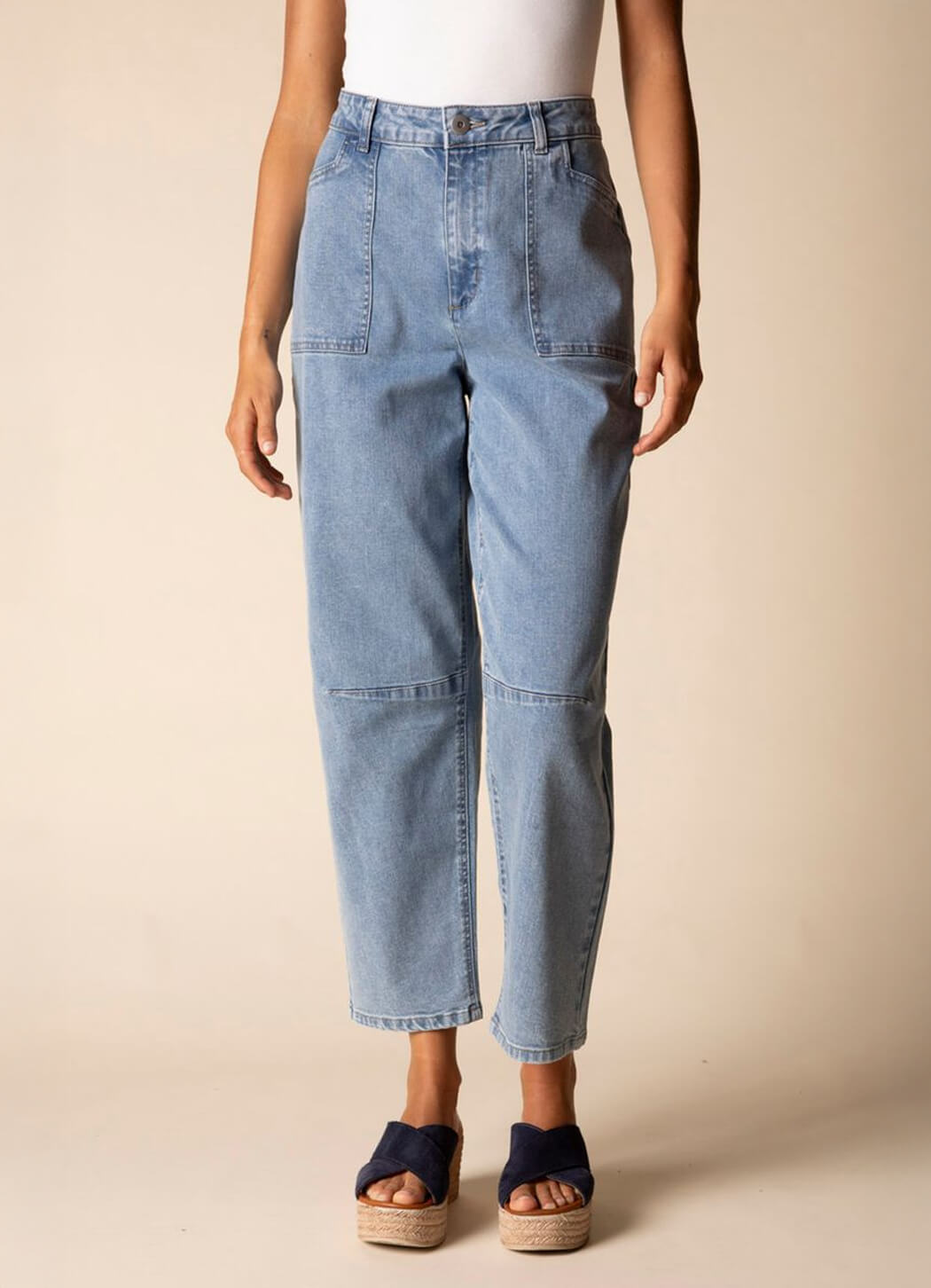 Habitat Stretch Denim Barrel Leg Jean