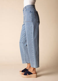 Habitat Stretch Denim Barrel Leg Jean