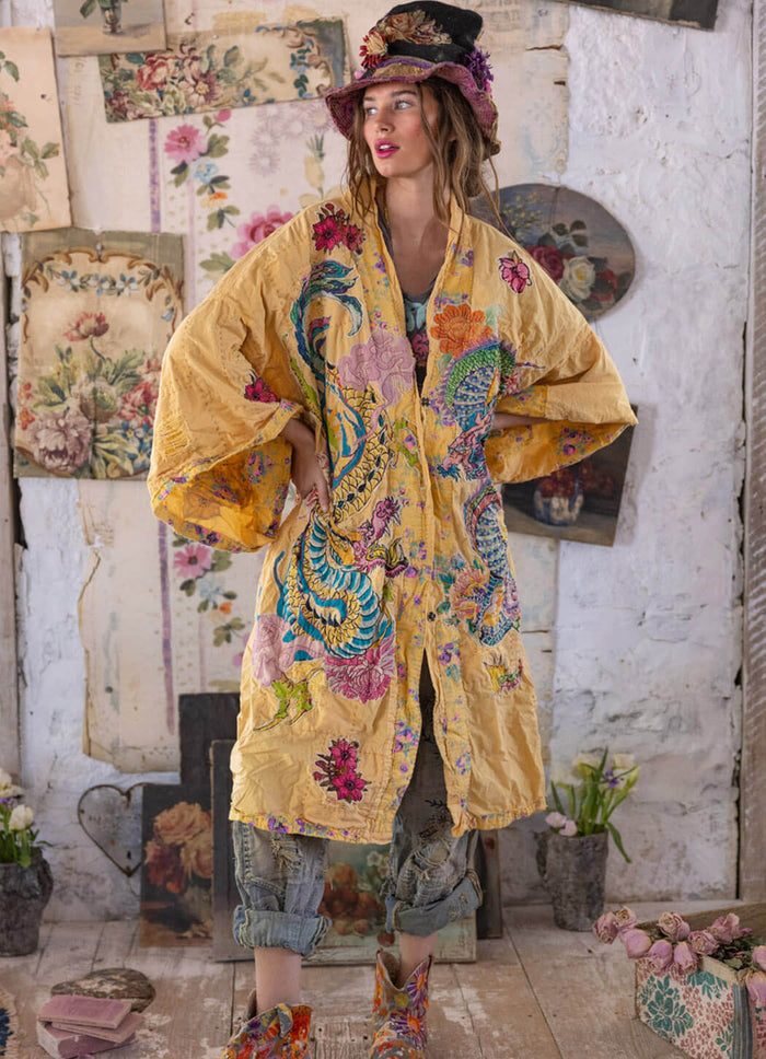 Magnolia Pearl Dragon Romani Kimono