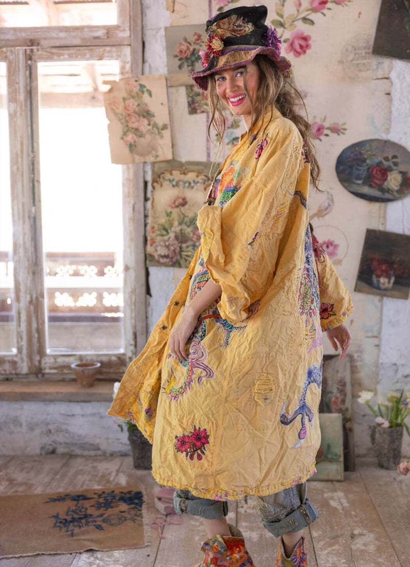 Magnolia Pearl Dragon Romani Kimono