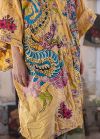 Magnolia Pearl Dragon Romani Kimono