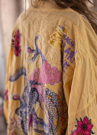 Magnolia Pearl Dragon Romani Kimono