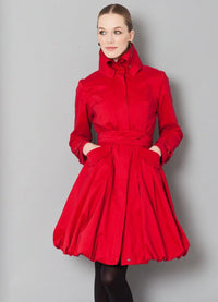 Samuel Dong Classic Bubble Dress Coat