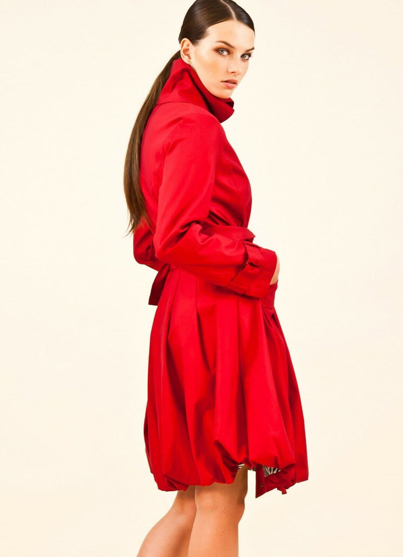 Samuel Dong Classic Bubble Dress Coat