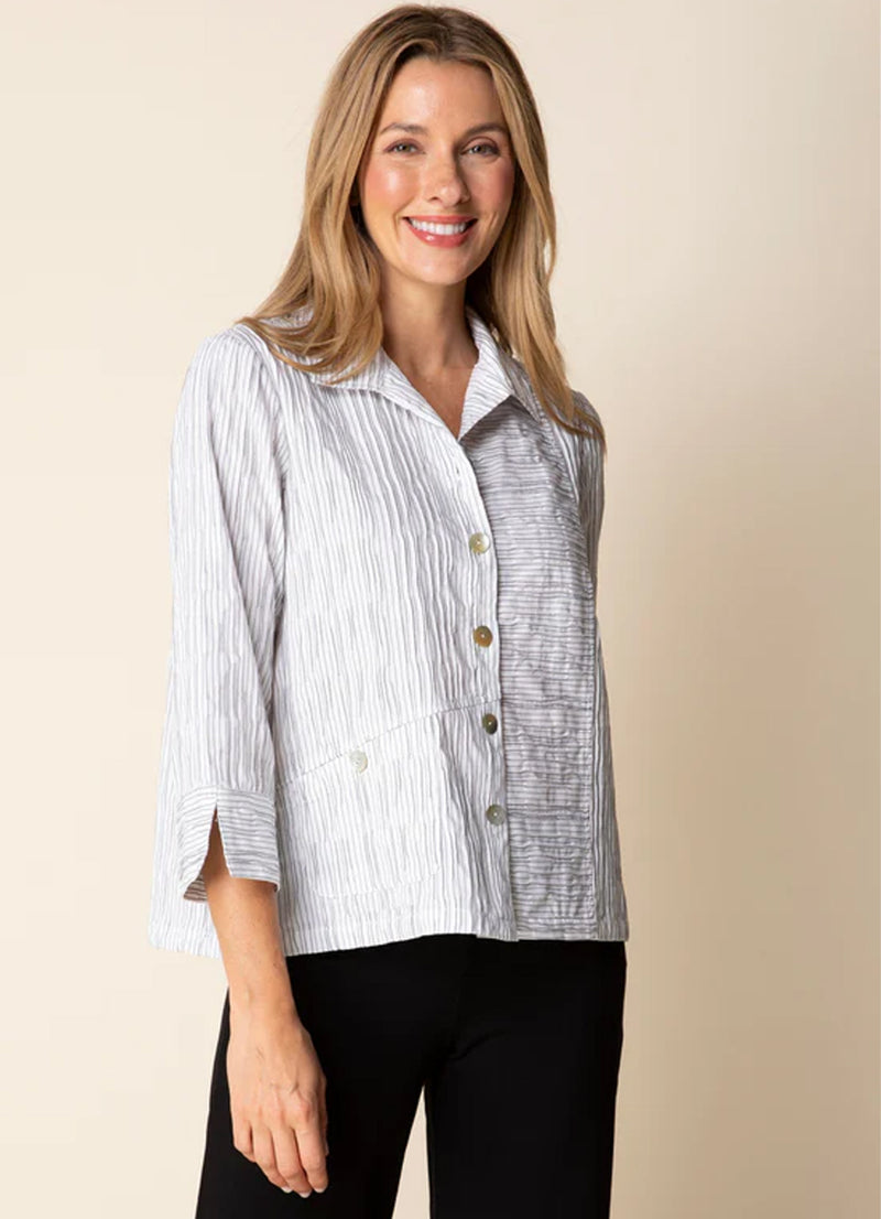 Habitat Santorini Wavy Stripe Shirt