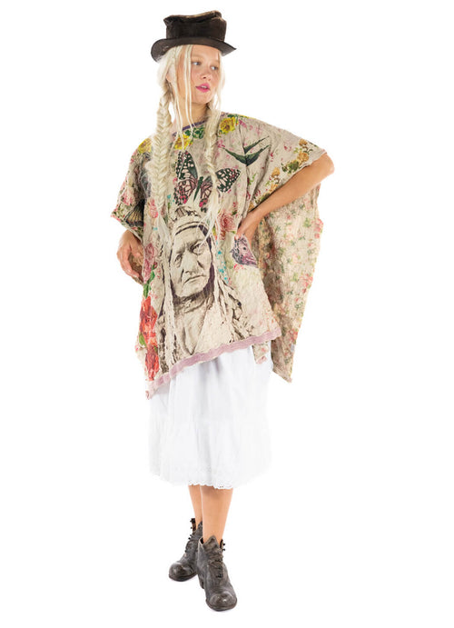 Magnolia Pearl Native American Bretta Poncho