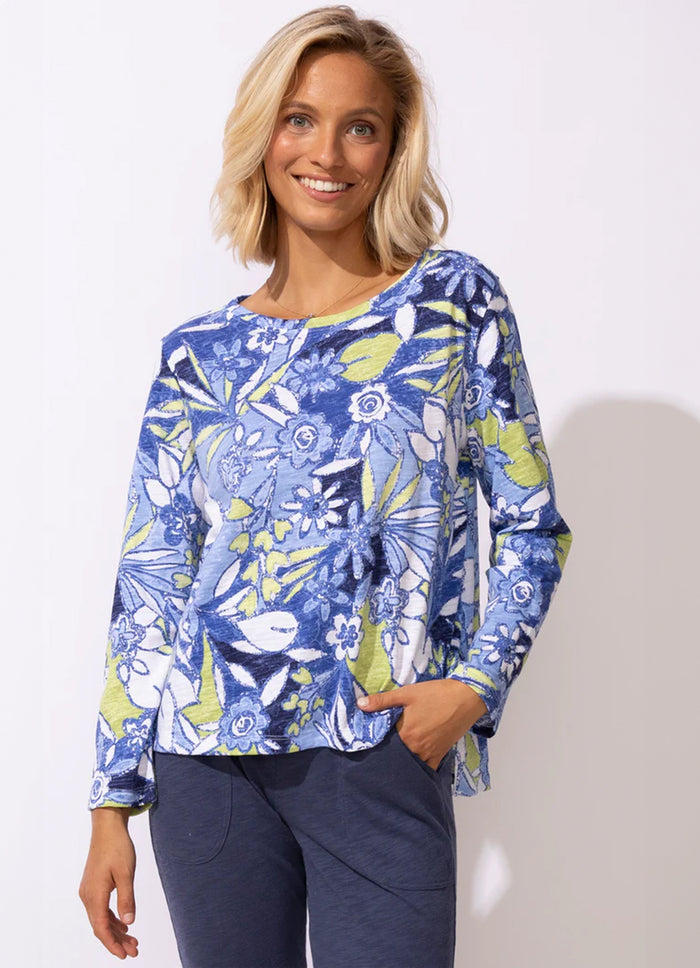 Escape Fiji Floral Boxy Tee