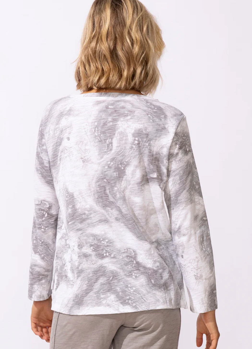 Escape Ocean Marble Hi-Lo Tee