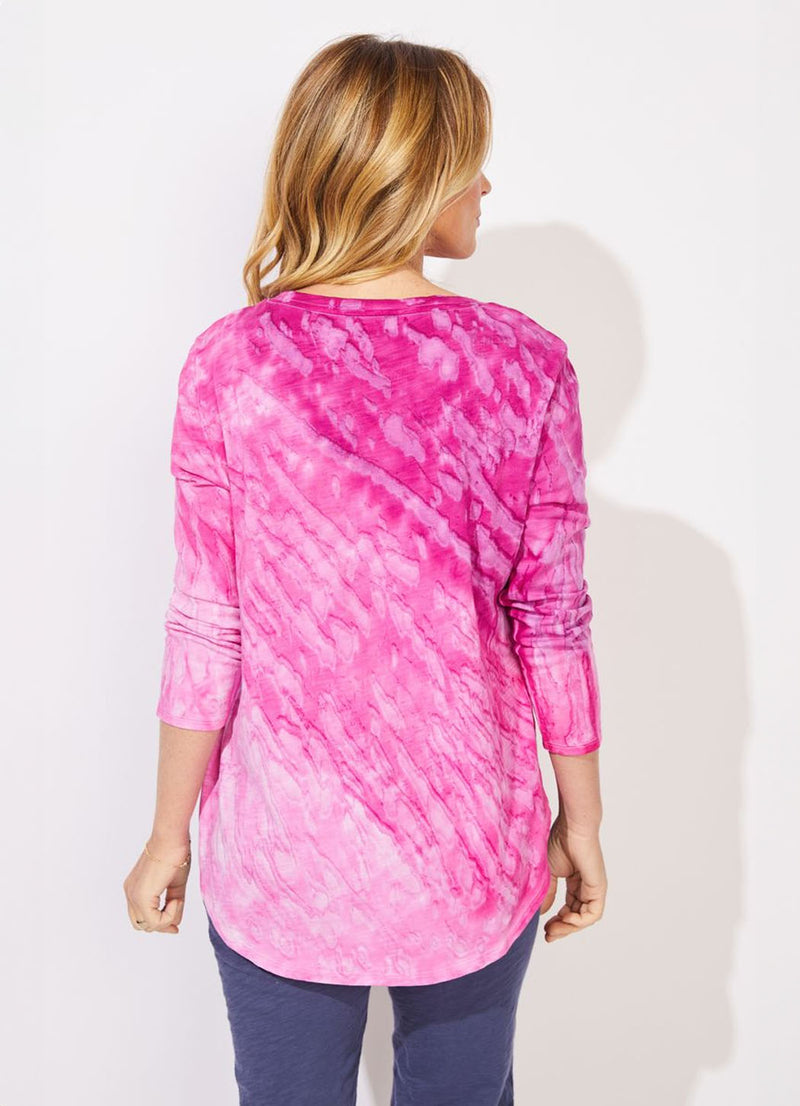Escape Mystic Dyed High Lo Tee