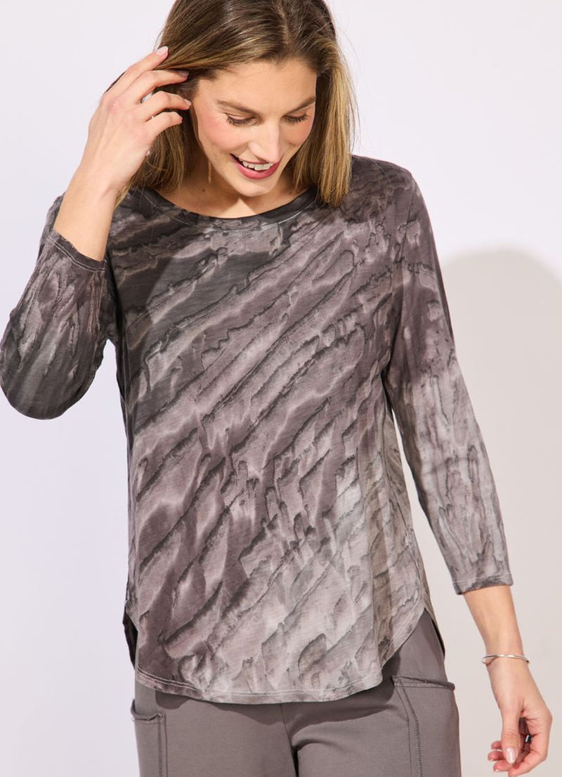 Escape Mystic Dyed High Lo Tee