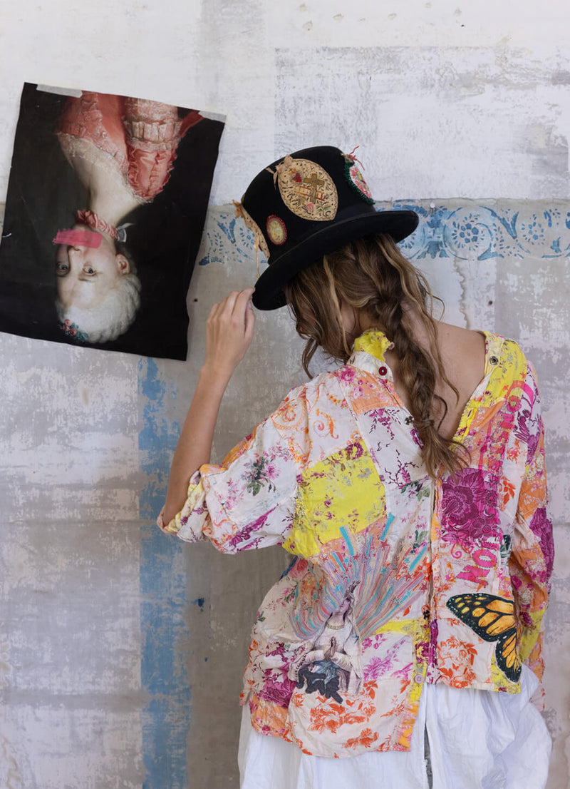 Magnolia Pearl Patchwork Artist Workshirt