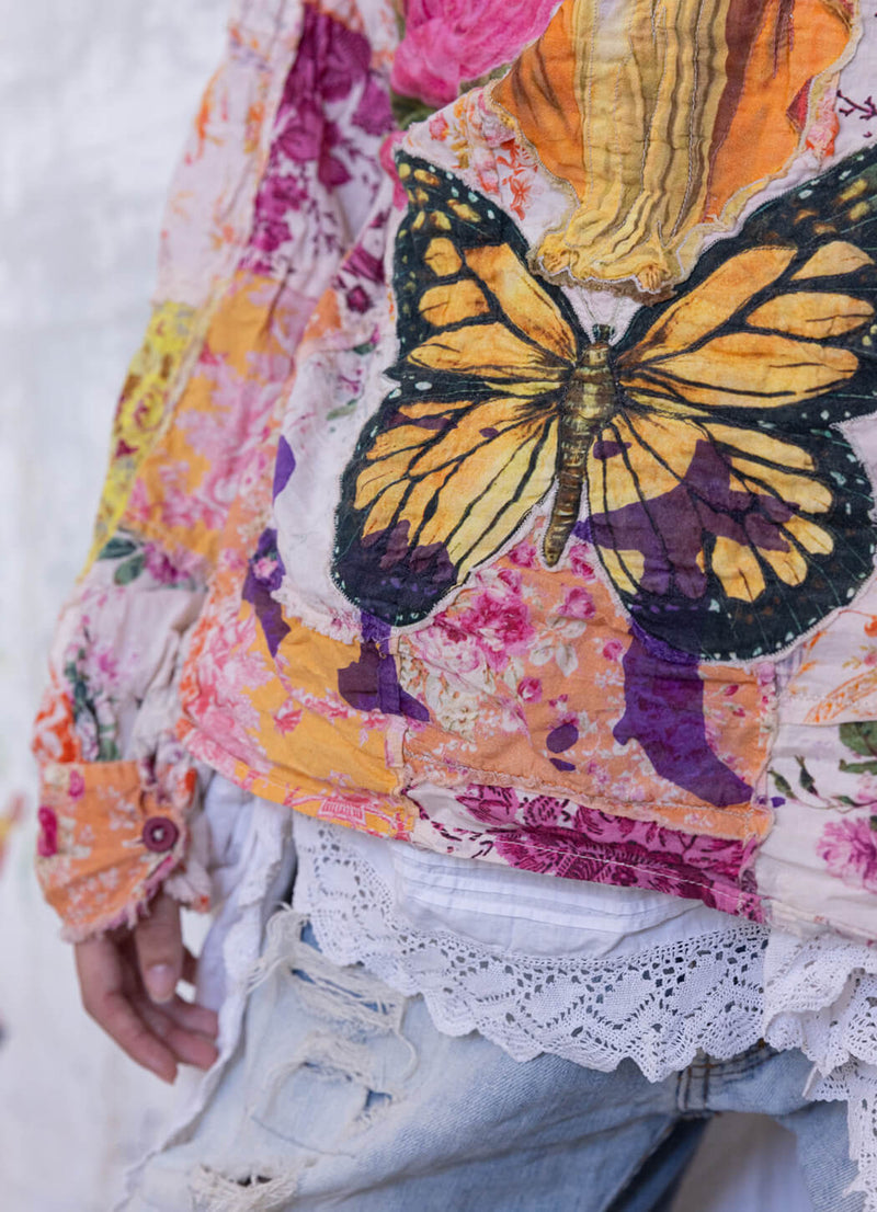 Magnolia Pearl Patchwork Artist Workshirt