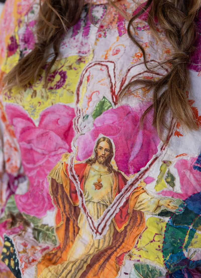 Magnolia Pearl Patchwork Artist Workshirt