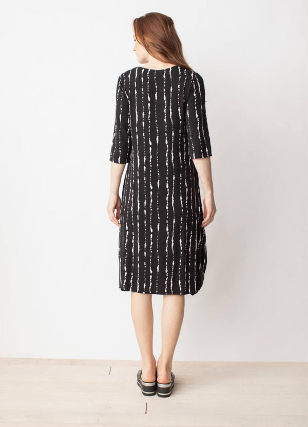 Liv Elbow Sleeve Ruched Dress