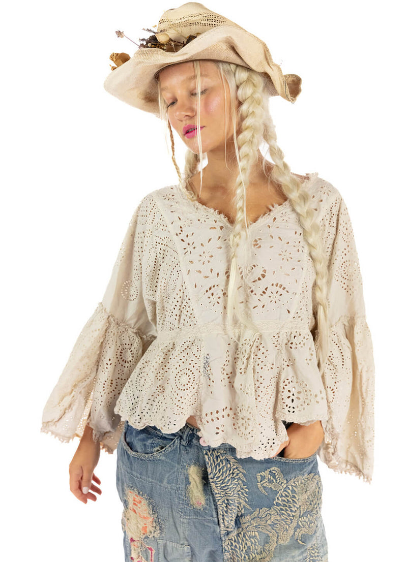 Magnolia Pearl Eyelet Selah Blouse