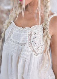 Magnolia Pearl Eyelet Clementine Tank
