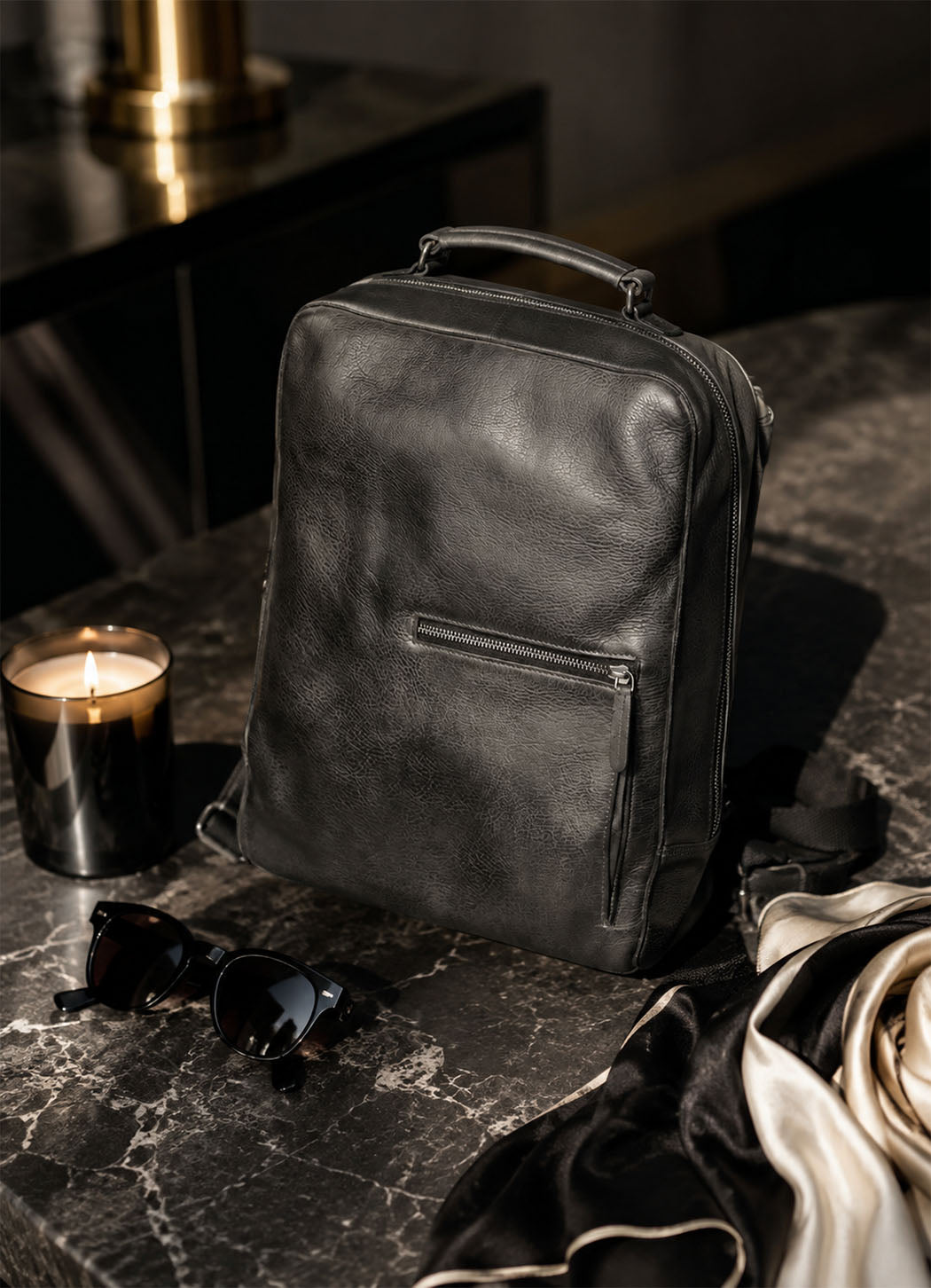 Latico Leathers Mckinney Handcrafted Leather Backpack
