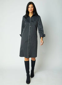 Habitat East Side Stripes Cafe Midi Dress