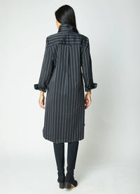 Habitat East Side Stripes Cafe Midi Dress