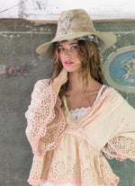 Magnolia Pearl Dear Liza Eyelet Blouse