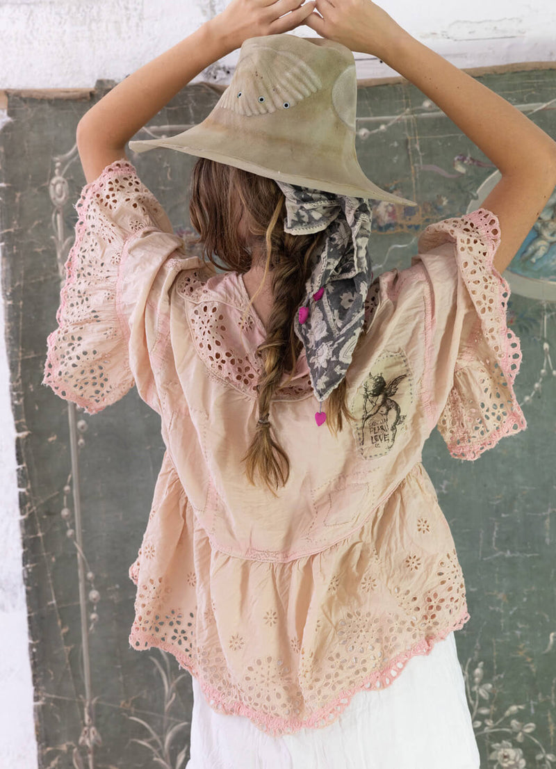 Magnolia Pearl Dear Liza Eyelet Blouse
