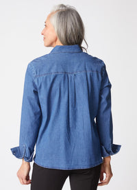 Habitat Perfect Travel Denim Shaped Hem Shirt